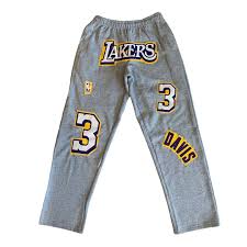 Reworked LA Lakers Anthony Davis AD Joggers