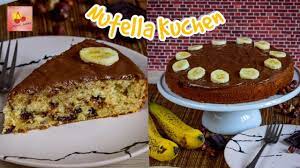 Danach das nutella und die haselnüsse darunter Bananen Nutella Kuchen Saftiger Nutellakuchen Kinderleichtes Rezept Youtube