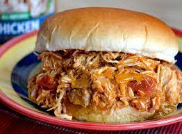 Mexican Shredded Chicken Sandwich Keystone Meats Recipe Mexican Shredded Chicken Shredded Chicken Sandwiches Shredded Turkey Sandwiches
