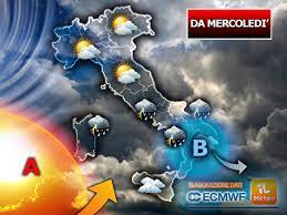 News meteo, clima, scienza della terra. Meteo Fino A Mercoledi Vortice In Movimento Dal Centro Verso Il Sud Con Venti Forti Poi Temperature In Salita Ilmeteo It