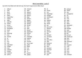 Mots Invariables Ce2 Cm1 Cm2 Orthographe Cycle 3 Mot Invariable Mots Invariables Ce1 Cm1 Cm2