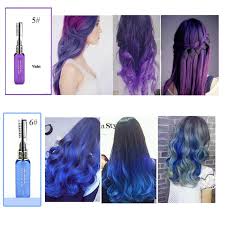 The best color is where i was putting it over the purple highlights i had had originally. 13 Colors One Time Hair Color Dye Temporary Non Toxic Diy Mascara Cream Blue Gray Purple Diy Hair Color Diy Hairstyles Diy Hair Dye