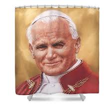 Saint Pope John Paul II #2 Shower Curtain