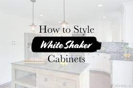 Also, the decorating options for a shaker cabinet may be endless and intimidating. How To Style Your White Shaker Cabinets Cabinets Com