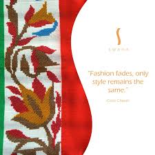 In A Saree You Re Always In Style Fashion Swaha Saree Saree Quotes Fashion Quotes Fashion