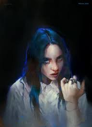 Versatile with a contemporary vibe, this print is perfect for yourself as well as making a great gift for friends or family. Fanart Of Billie Eilish Ig Shane Draw Billie Billie Eilish Billie Eilish Art