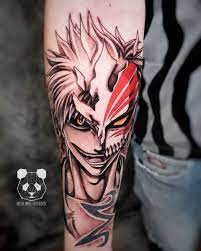 Ichigo Hollow mask | Bleach tattoo, Anime tattoos, Manga tattoo