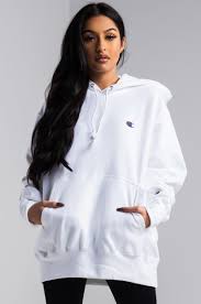 Black And White Sweatshirt For Girls Champion Women S Pullover Hoodie In Beige Teal Purple Yellow Team Gold White Black Blush White Champion Hoodie Women Pullover White Hoodie Outfit