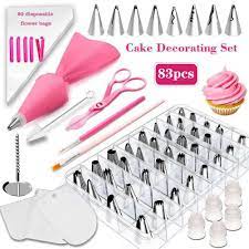 I have some questions i was hoping you could help with: 83pcs Cake Decorating Set Cupcake Decorating Kit Baking Supplies Icing Tips And Frosting Tools For Cake Diy Shopee Philippines