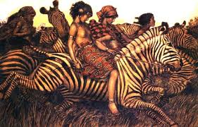 Zebra Rider By Wt Benda Zebras Art Zebra