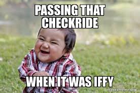 Passing That Checkride When It Was Iffy Evil Scheming Toddler Make A Meme