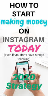 The Quickest Way To Make Money On Instagram Even With A Small Following You Have Heard Instagrammers Making Money By Just Sharing Th Making Money On Instagram Make Money From Pinterest