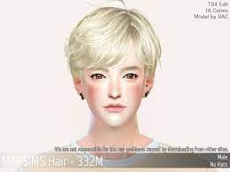 May Sims May332m Hair Retextured Sims 4 Hairs Sims Hair The Sims 4 Male Hair Sims 4 Cc Hair Male