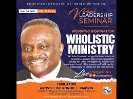 General Session Wholistic Ministry