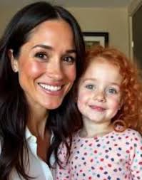 A bit crazy. . Did she dye the kids' hair and give her a tan? It raises  questions about her mental state.