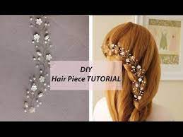 Youtube Diy Hair Accessories Diy Hair Pieces Diy Bridal Hair