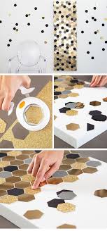 Diy Wall Art Hexagon 24 Diy Teenage Girl Bedroom Decorating Ideas Diy Deco Murale Art Mural Diy Idee De Decoration