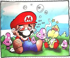 This drawing was made at internet users' disposal on 07 february 2106. Mario Mushroom Free Icon Library