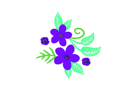 Freesvg.org offers free vector images in svg format with creative commons 0 license (public domain). Purple Flower Embellishment Svg Cut File By Creative Fabrica Crafts Creative Fabrica