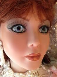 Gorgeous 42 Inch Porcelain Bride Doll By Rustie Victoria