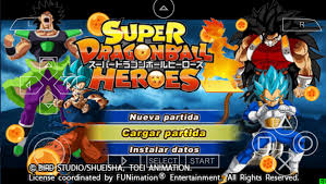 Includes dragon ball characters from different series, including dragon ball super, dragon ball xenoverse 2, and dragon ball fighterz. Super Dragon Ball Heroes Android Game Psp Evolution Of Games