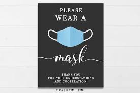 Wear A Mask Social Distancing Cover Your Cough Sign Etsy In 2020 Business Signs Wifi Sign Printable Store Signs