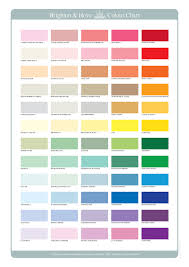 brighton and hove colour chart by j david bennett