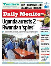 Entertainment news website kampala, info@ugandaonline.net. Daily Monitor In The Daily Monitor Today Uganda Arrests Facebook
