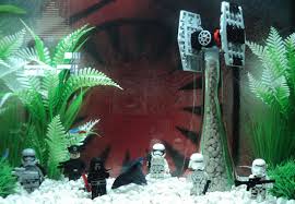 E dog star wars style at large aquarium fish tank. Star Wars The Aquarium Awakens In This Fan Made Tank Star Wars Reporter