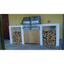 Grillstation Aus Stein Und Holz Mit Napoleon Grill Easy Grill Station With Napoleon Grill Made Of Stone And Outdoor Kuche Eingebauter Grill Kuche Im Freien