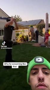 Older Brother Hits Baseball and Younger Brother Cries