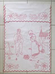 Cache Torchon Coton Broderie Angelus De Millet Linge Ancien Broderie Tricot Et Crochet Torchon