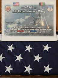 Flag flown over afghanistan certificate : Special Flag Flies Above Afghanistan Vance Vance Air Force Base Article Display