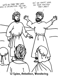 12 Spies Of Canaan Coloring Page Coloring Pages For All Ages Super Coloring Pages Coloring Pages Unicorn Coloring Pages