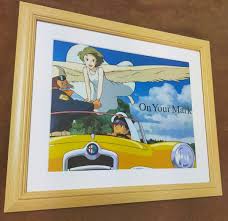 Studio Ghibli On Your Mark Illustration Framed Ghibli Official Catalog Inspe