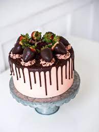 Cake By Courtney Strawberry Dark Chocolate Truffle Cake Recipe Chocolate Truffle Cake Chocolate Strawberry Cake Cake Truffles