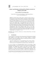 Pdf Culture And Identity In Selected New Media Artworks In Malaysia 1993 2007