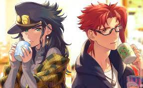 Jotaro vs kakyoin, from the 2014 anime adaption of jojo's bizarre adventure: Hd Wallpaper Anime Jojo S Bizarre Adventure Jotaro Kujo Noriaki Kakyoin Wallpaper Flare