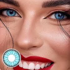 Blue Contacts for Hazel Eyes