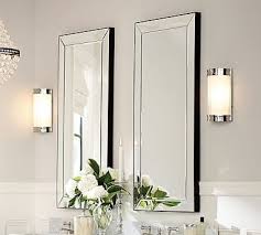 Astor Beveled Mirror Potterybarn In 2020 Rectangular Mirror Bath Mirror Beveled Mirror