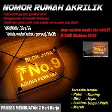 By on july 20, 2017. Jual Papan Nomor Rumah Akrilik Nomer Rumah Akrilik No Alamat Rumah Lampu Di Lapak Autolitend1 Bukalapak