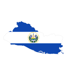 El Salvador Flag Map El Salvador Flag Flag El Salvador