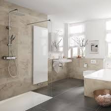 However, to ensure that water doesn?t escape, a walk in shower should be at least 800mm long. Hsk Showers Kg Shower Cabins Shower Trays Radiators Mirror Cabinets And Showersets
