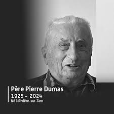 ✝️ 𝗗𝗲́𝗰𝗲̀𝘀 𝗱𝘂 𝗣𝗲̀𝗿𝗲 𝗣𝗶𝗲𝗿𝗿𝗲...