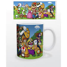 1 and the lost levels, then brunette in super mario bros. Super Mario Bros Characters Mug Gamestop