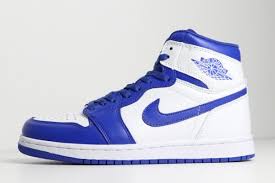 Nike Air Jordan 1 Mid Black Hyper Royal White New Air Jordan 1 Mid Hyper Royal White Hyper Royal 554724 114 Air Jordans Jordan 1 Mid Jordan 1