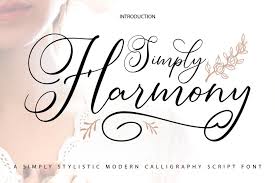 You will then be able to select the fonts from your. Simply Harmony Asimply Stylistic Modern Calligraphy Script 408891 Script Font Bundles