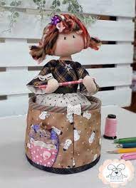 娃娃造型桌上收納袋 布遊仙境手作雜貨 收納用品 pinkoi doll shape dolls handmade art dolls handmade