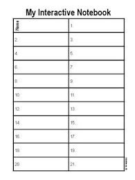 My Interactive Notebook Table Of Contents Interactive Science Notebook Math Interactive Notebook Interactive Science Notebook Cover