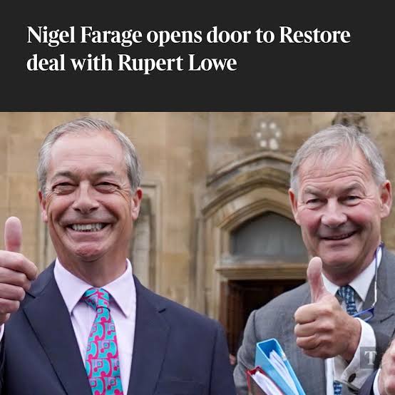 Nigel Farage has said he is “open-minded” about talks with Rupert Lowe about a pact to reunite the “patriotic right” of British politics but dismissed one of his key demands. The Reform